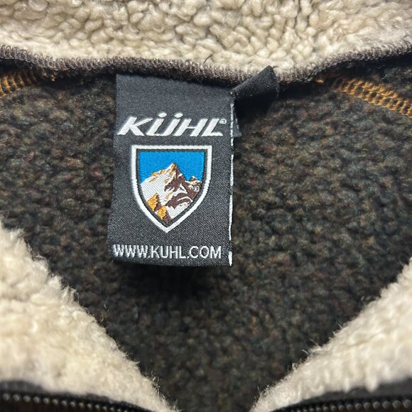 KÜHL Men's Europa Alfpaca Fleece 1/4 Zip Pullover Sweater, Size M - Picture 8 of 8